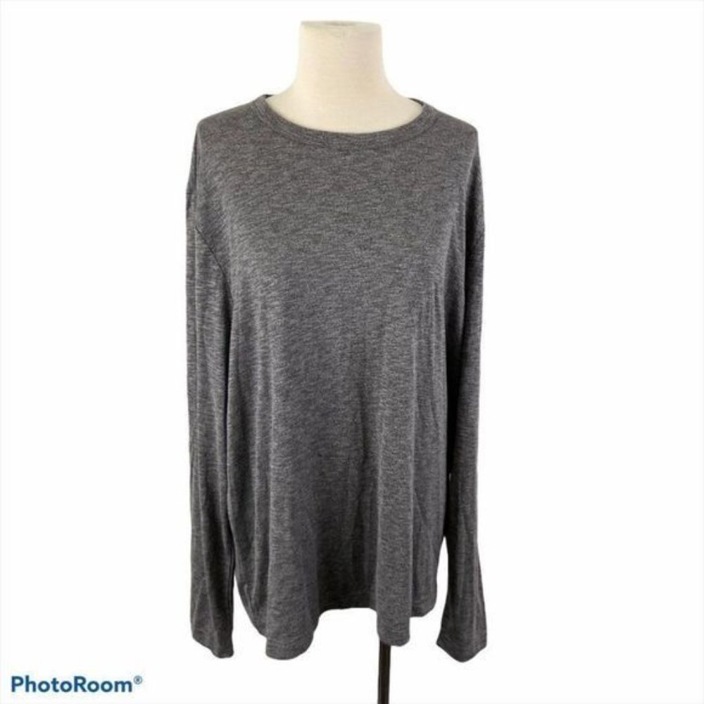 NWT NORDSTROM Grey Long Sleeve Crew Neck Shirt?